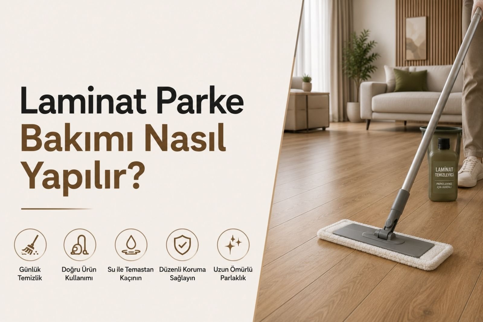 Laminat Parke Bakımı Nasıl Yapılır? 